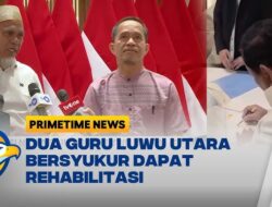 Dua Guru Luwu Utara Bersyukur Dapat Rehabilitasi dari Presiden Prabowo