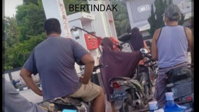 Pegawai SPBU sidodadi bebas beri kan minyak terhadap penyuling diminta polres labusel bertindak
